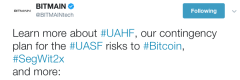 Bitmain宣告对UASF的硬叉维护方案